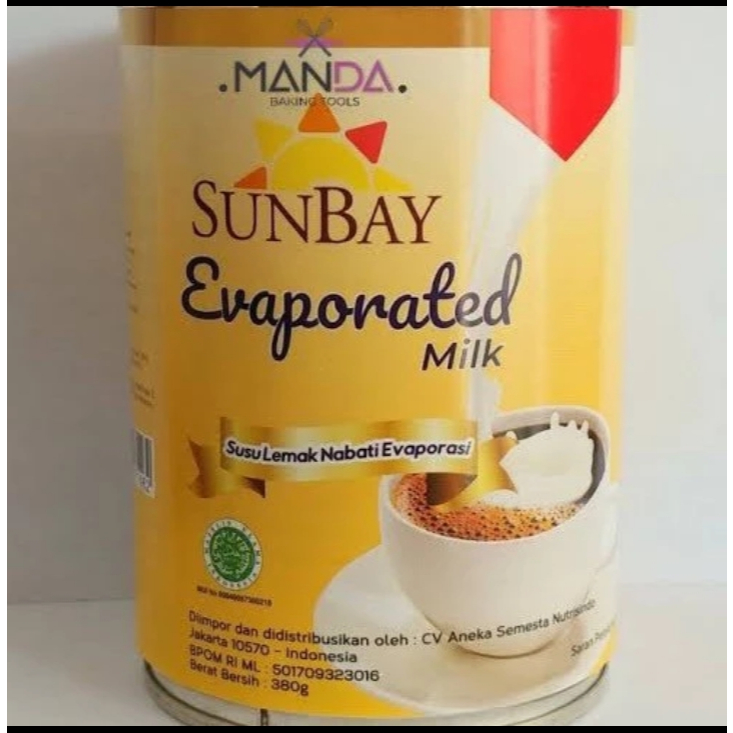 

Susu Evaporasi Sunbay Evaporated Milk 380gr