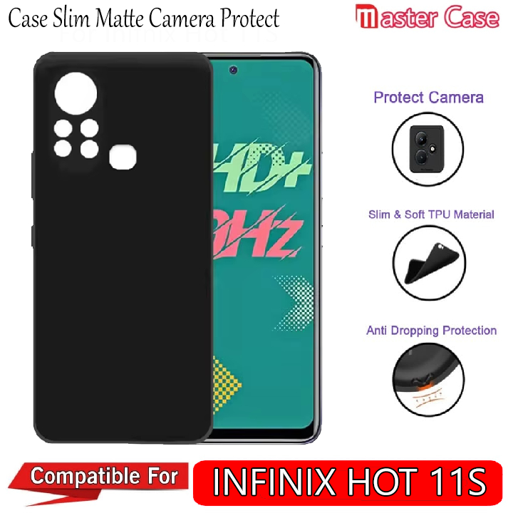 Case INFINIX HOT 11S Slim Matte Softcase Camera Protection