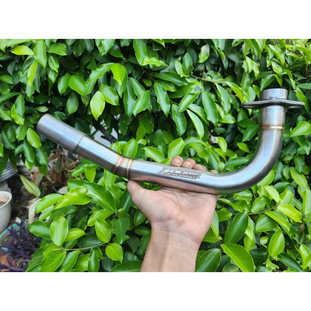 leheran knalpot motor mio sporty soul smile pipa 32mm bending
