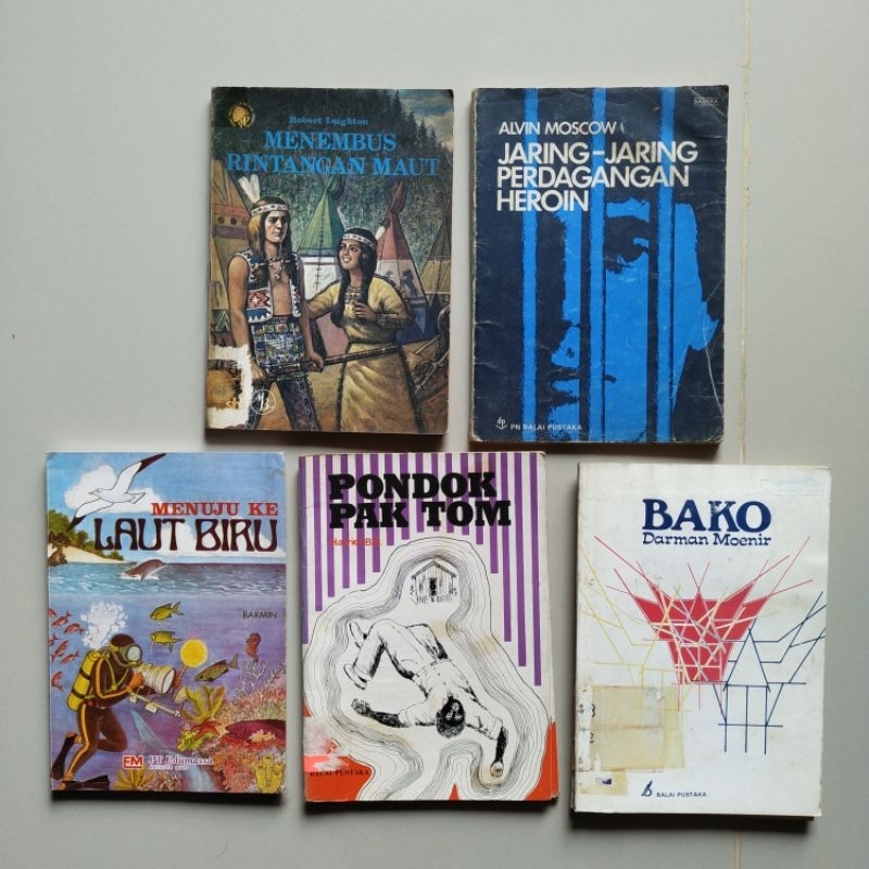 Buku Sastra; MENEMBUS RINTANGAN MAUT, Menuju ke LAUT BIRU, BAKO dan PONDOK PAK TOM