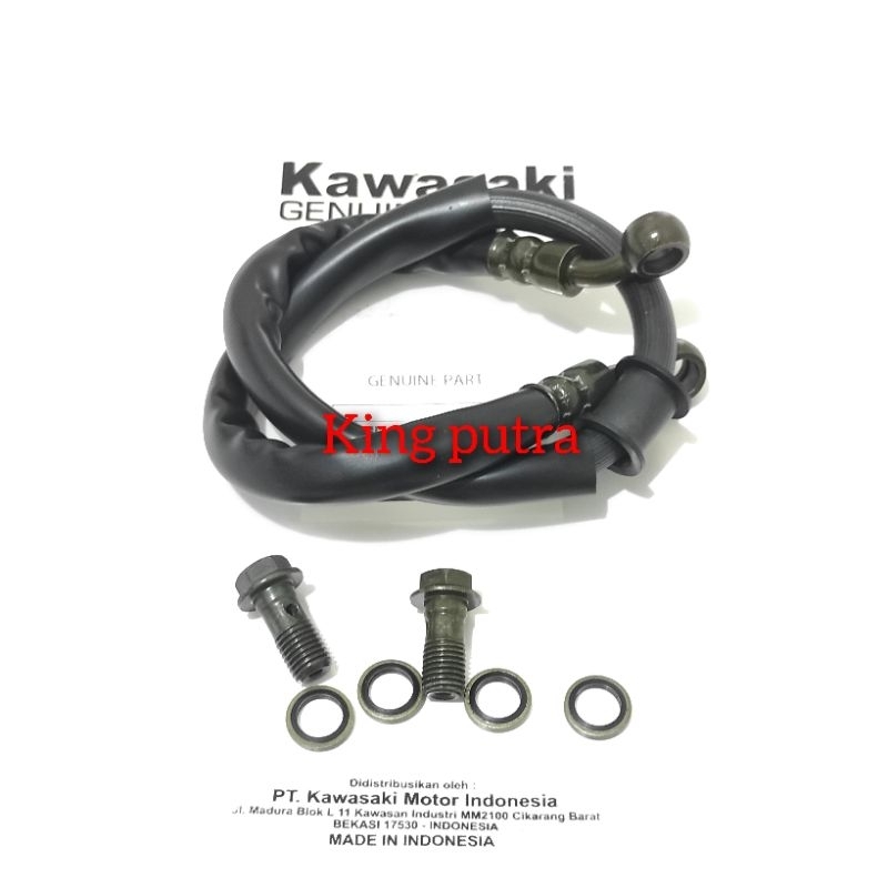 Selang rem Belakang + Buat Selang Rem 2pcs Kawasaki Ninja R , Ninja RR , Ninja SS