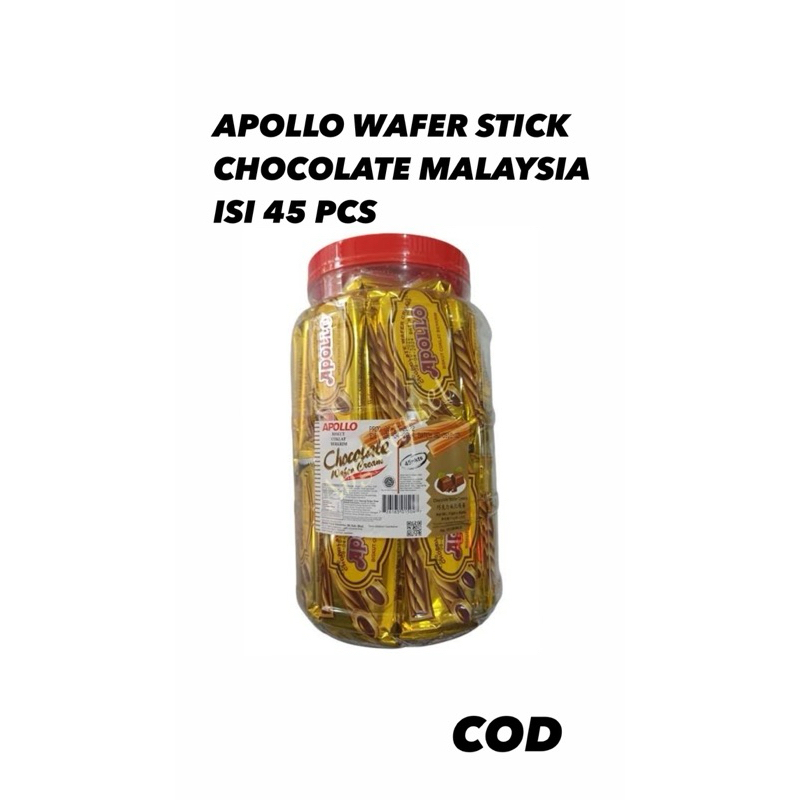 

APOLLO STICK COKELAT MALAYSIA ISI 45 PCS - APOLLO WAFER STICK