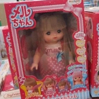 MAINAN BONEKA MELL CHAN DAN NENE CHAN Preloved segel ORI BY TOYSKINGDOM