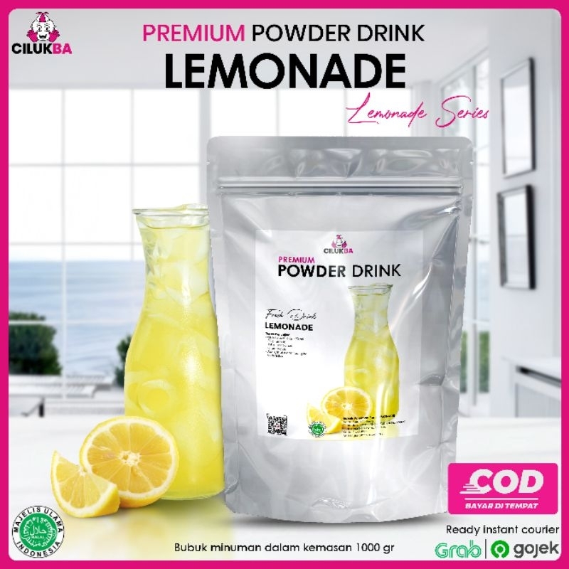 

Cilukba Bubuk Minuman Premium Rasa Lemonade 1 kg / Premium Powder Drink