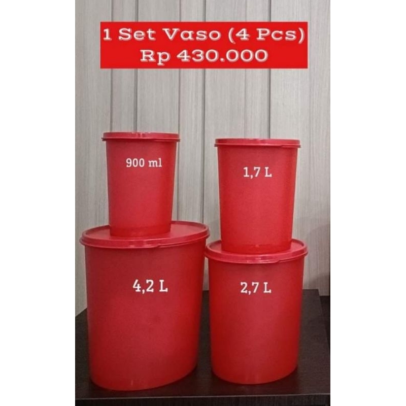Vaso Moorlife Toples kerupuk 4 Tingkat