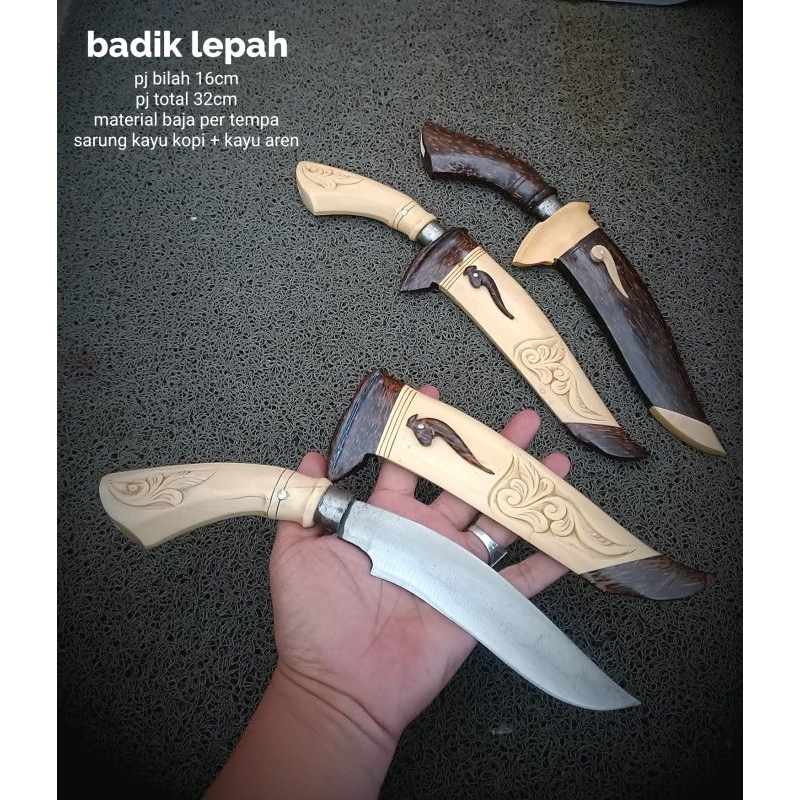 pisau lepah kayu kopi aren baja per asli