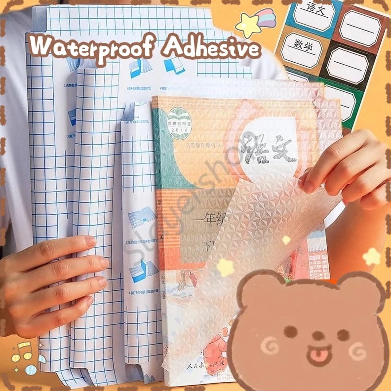 

PROMO TERUPDATE AGS Sampul Buku Sticker PVC 1 Lembar Buku Pelajaran Anak Sekolah Anti Air