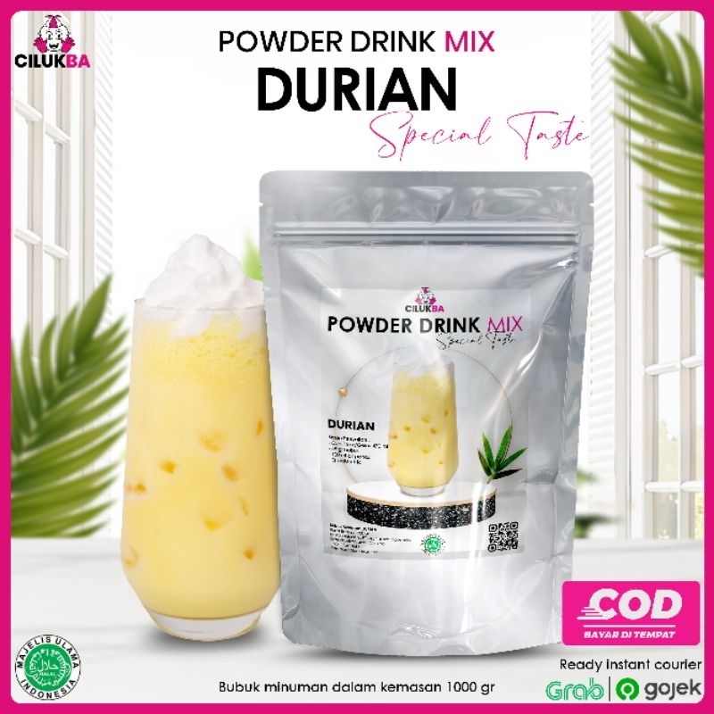

Cilukba Bubuk Minuman Instan Rasa Durian 1 kg / Powder Drink Mix
