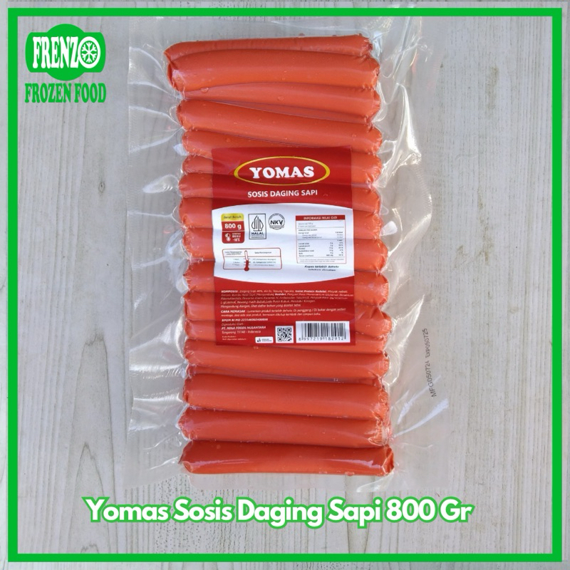 

Yomas Sosis Daging Sapi 800 Gr