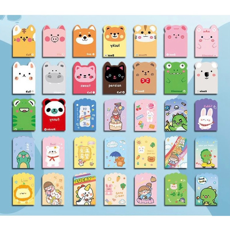 

Buku Tulis Memo Mini Kartun/Note Book Mini Cartoon/Alat Tulis Sekolah/ATK/Stationery/Mainan Edukasi Anak/Education Toys