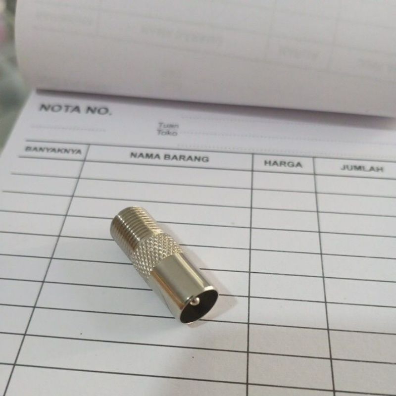CONVERTER CONECTOR PARABOLA KE CONECTOR ANTENA SET TO BOX