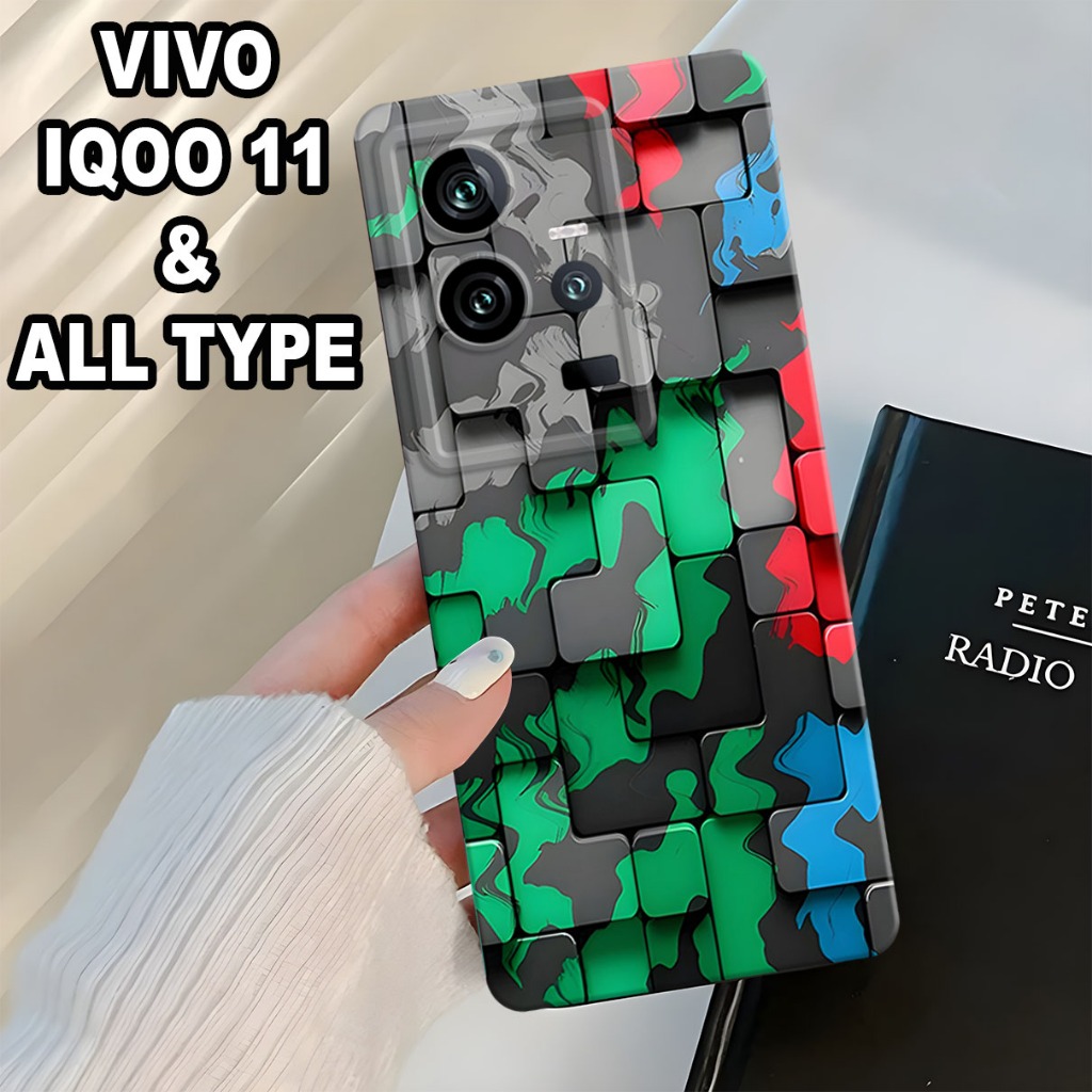 (GC10) Softcase karet Hp IQOO 11 Terbaru 2024 / Case Abstrak / Case IQOO 11 Silikon Tpu Pro Camera /