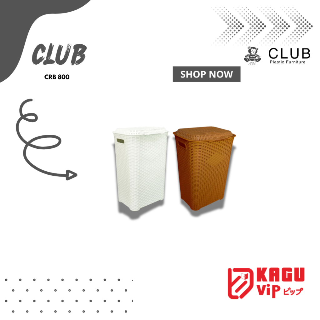 Keranjang Pakaian Plastik CLUB CRB 800