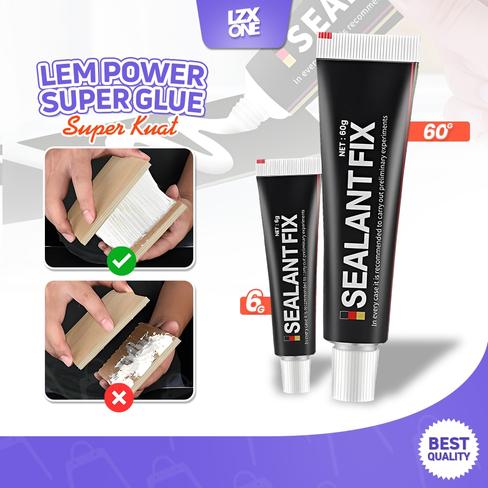 Lem Serbaguna Super Kuat Lem Perekat Barang Dinding Tempelan Besi Kayu Cepat Kering