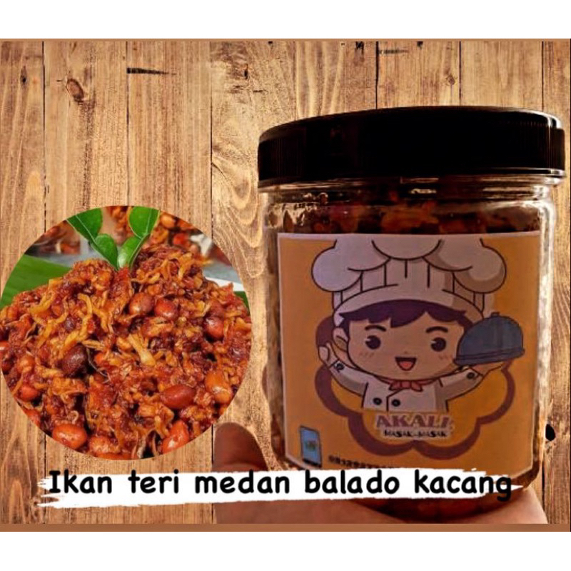 

ikan teri medan balado kacang