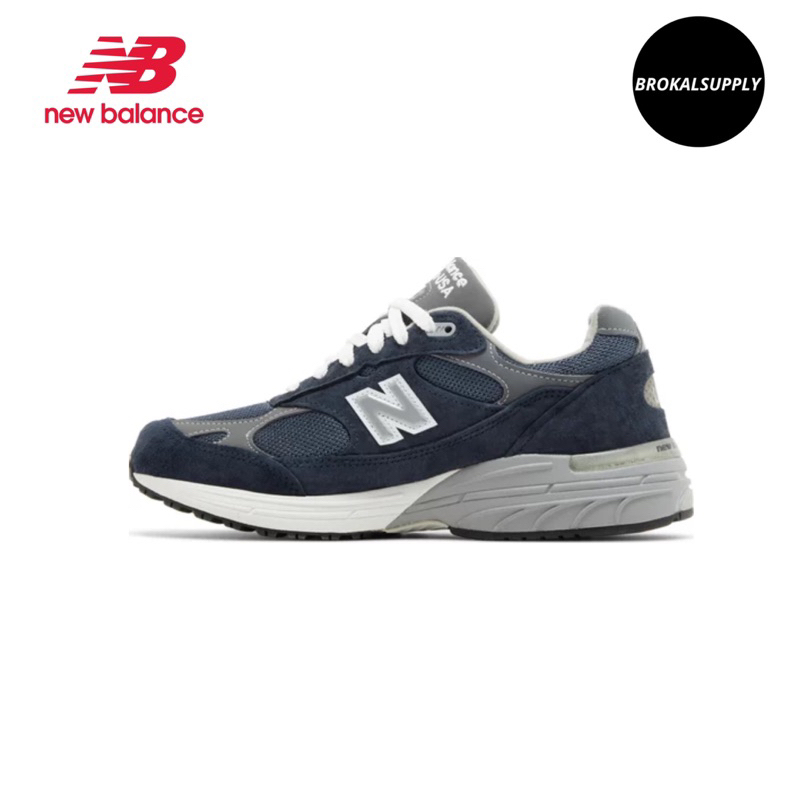 (BRKL) Sepatu Pria NB New Balance 993 Navy White “Made In USA”