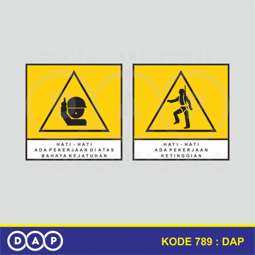 

789 - STIKER K3 SERI A - 30 X 30 CM - VYNIL - TERBAIK