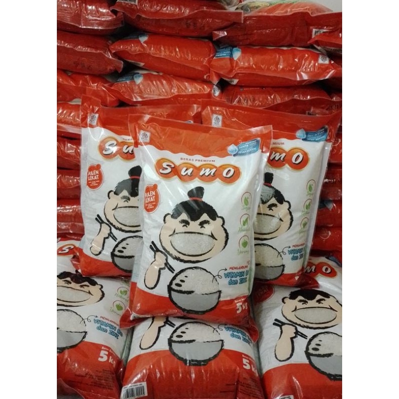 

*Bintara* Beras SUMO 5kg Merah SUSHI Pulen Lembut Super Premium Bekasi Termurah