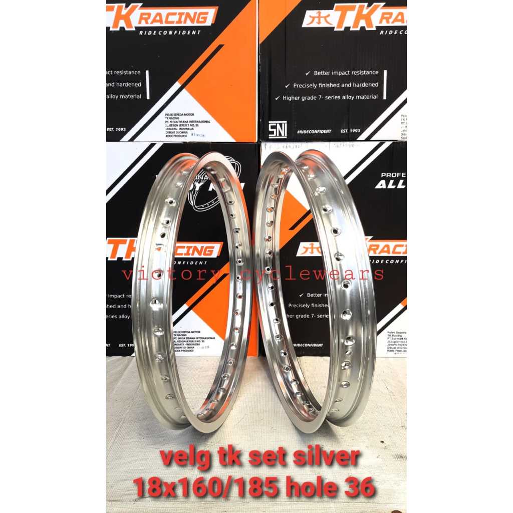 VELG TK RACING SET UKURAN 160x18 DAN 185x18 ORIGINAl TK RACING PART