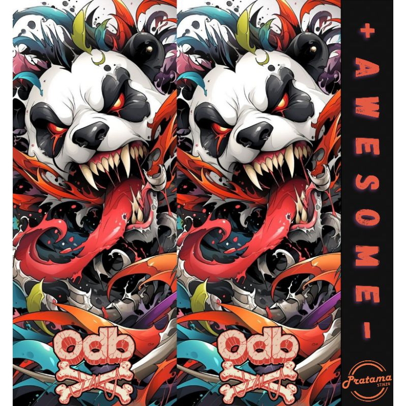 

stiker skin wrap baterai 18650 odb v12