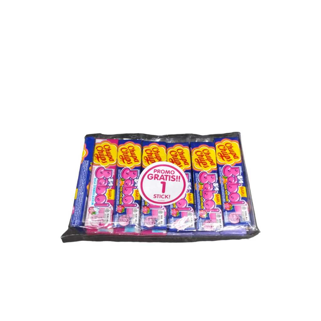 

Chupa Chups Big Babol Stick Hanger 20gr - Hanger Isi 12 Pcs