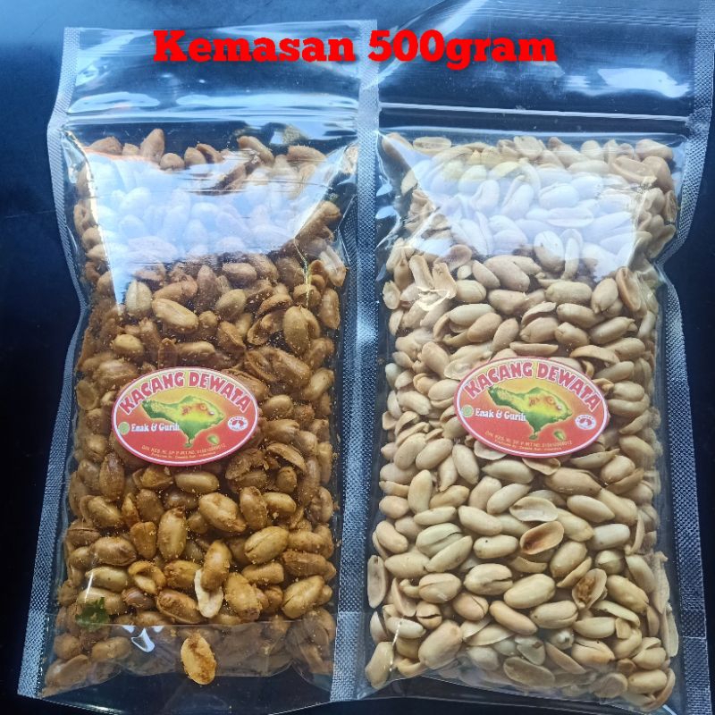 

Oleh Oleh Khas Bali Kacang Dewata Rasa Original dan Pedes Jeruk Purut Kemasan 500gram dan Kemasan Mini