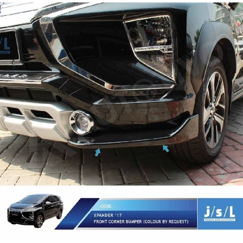 XPANDER 2017 2018 2019 2020 2021 ULTIMATE SPORTY EXCEED FRONT CORNER BUMPER DEPAN SUDUT COVER VARIAS