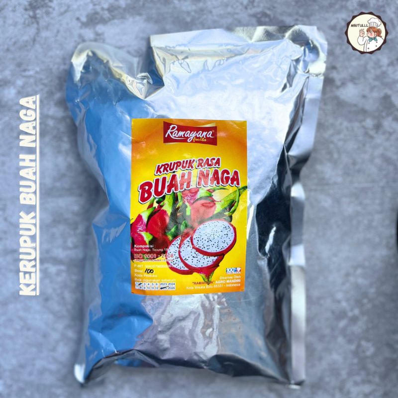 

CAMILAN KERUPUK KRUPUK BUAH NAGA RAMAYANA 100 GRAM SNACK ENAK MURAH OLEH-OLEH KHAS BATU MALANG