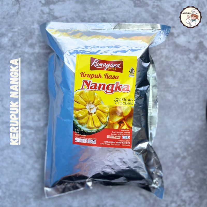 

CAMILAN KERUPUK KRUPUK BUAH NANGKA RAMAYANA 100 GRAM SNACK ENAK MURAH OLEH-OLEH KHAS BATU MALANG