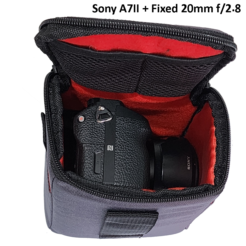 Tas Kamera Kecil Evebag BM100 Mirrorless - Prossumer - Compact for Fujifilm X100V - Canon R50 -