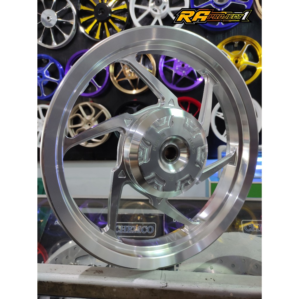 VELG POWER RACING MARVEL P6 Beat/Scoopy/Genio/Vario110/Vario110/Vario125/Vario150 - Uk 185/215 - 14 