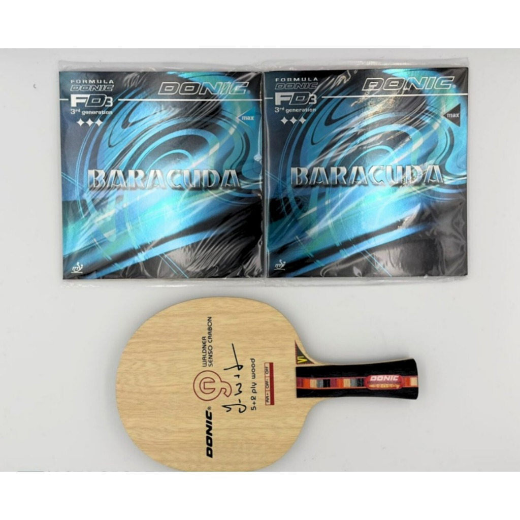 Bat Tenis Meja Donic Waldner Senso Carbon Offensive + Baracuda set