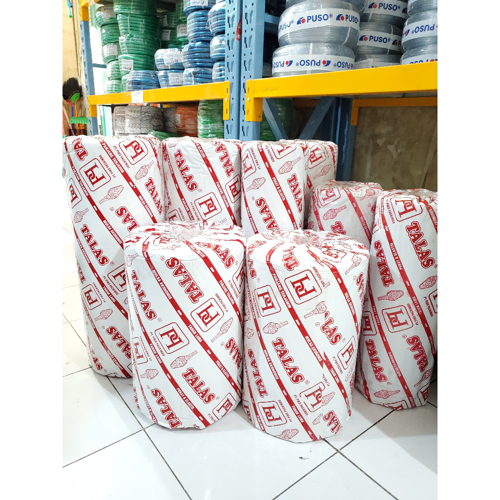Mulsa TALAS 1 Roll 18Kg / Mulsa Hitam Perak 1 Roll 18Kg / Plastik Mulsa Hitam Perak Mulsa Silver