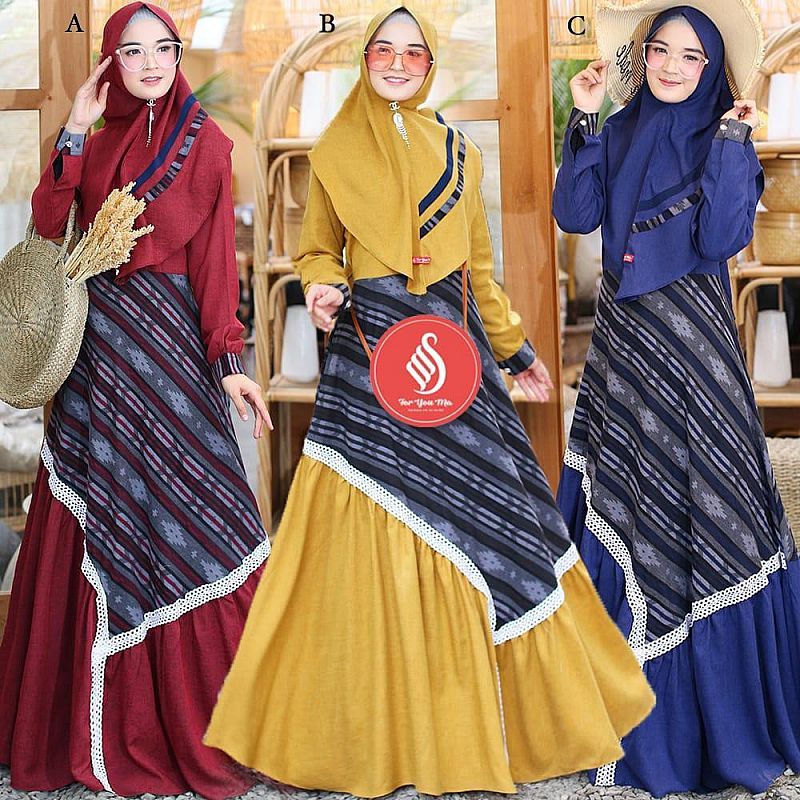 Ainun Set Khimar by Foryouma (READY)