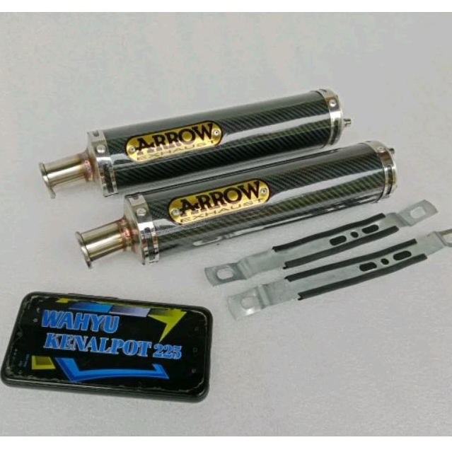 Slincer Arrow Karbon/Knalpot Ninja 2 Tak R RR Fiz R Satria 2 Tak Rx King