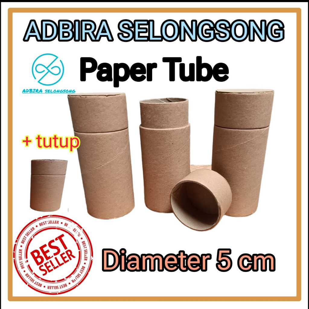 5 cm Paper tube/papercore/selongsongkertas/tutup