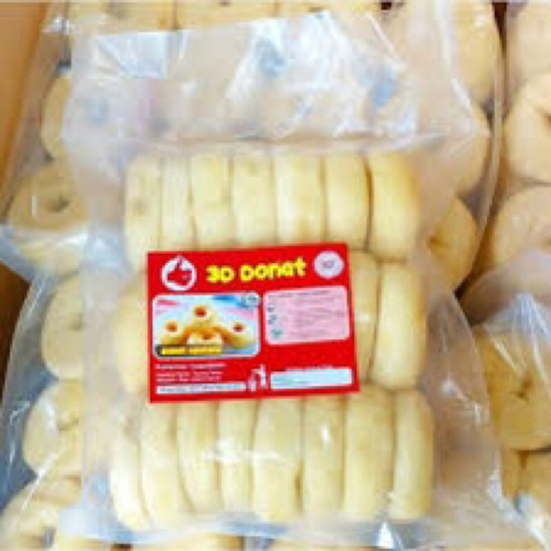 

Donat kentang 3D isi 20 plus gula halus
