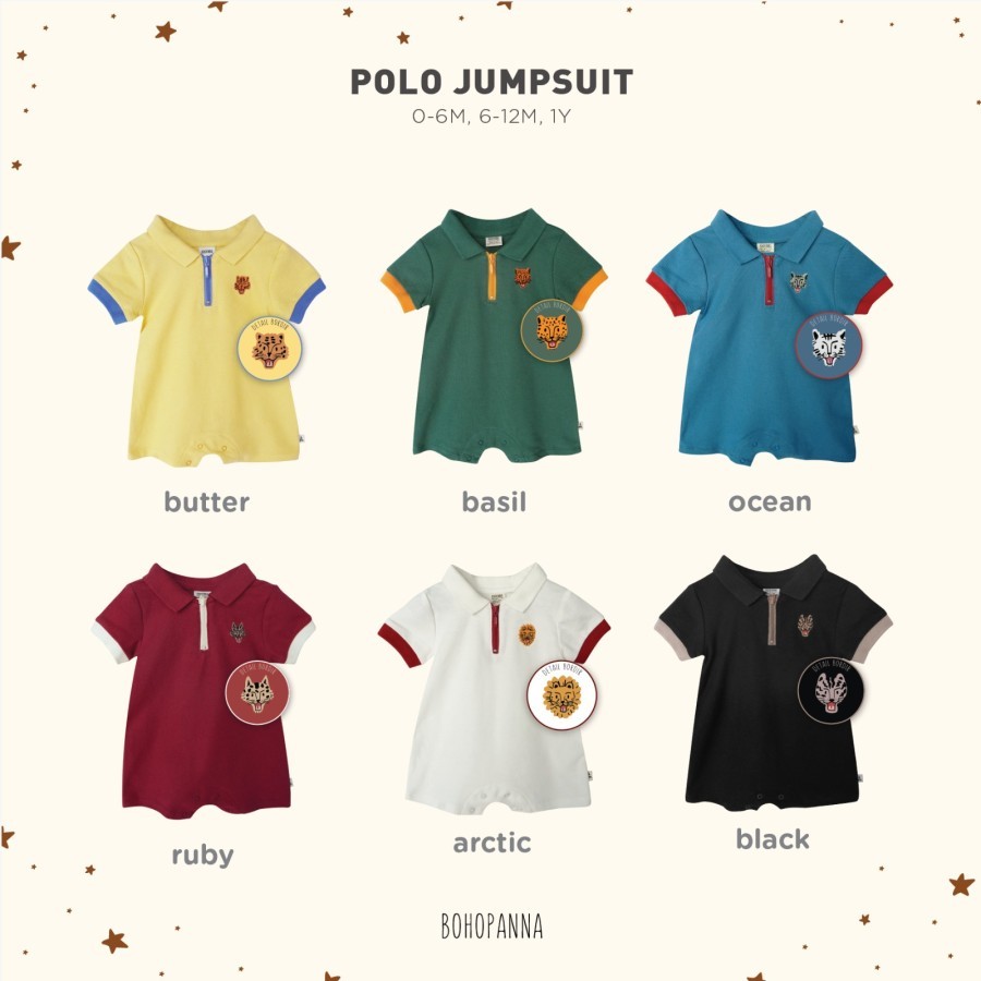 BOHOPANNA - POLO JUMPSUIT - JUMPSUIT ANAK LAKI LAKI