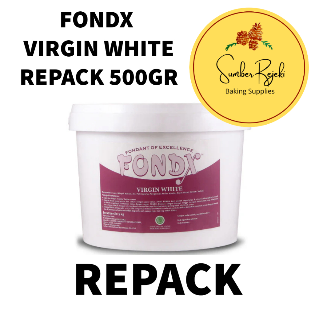 

Fondx Icing Fondant Icing Virgin White 500 GR/ 500gr