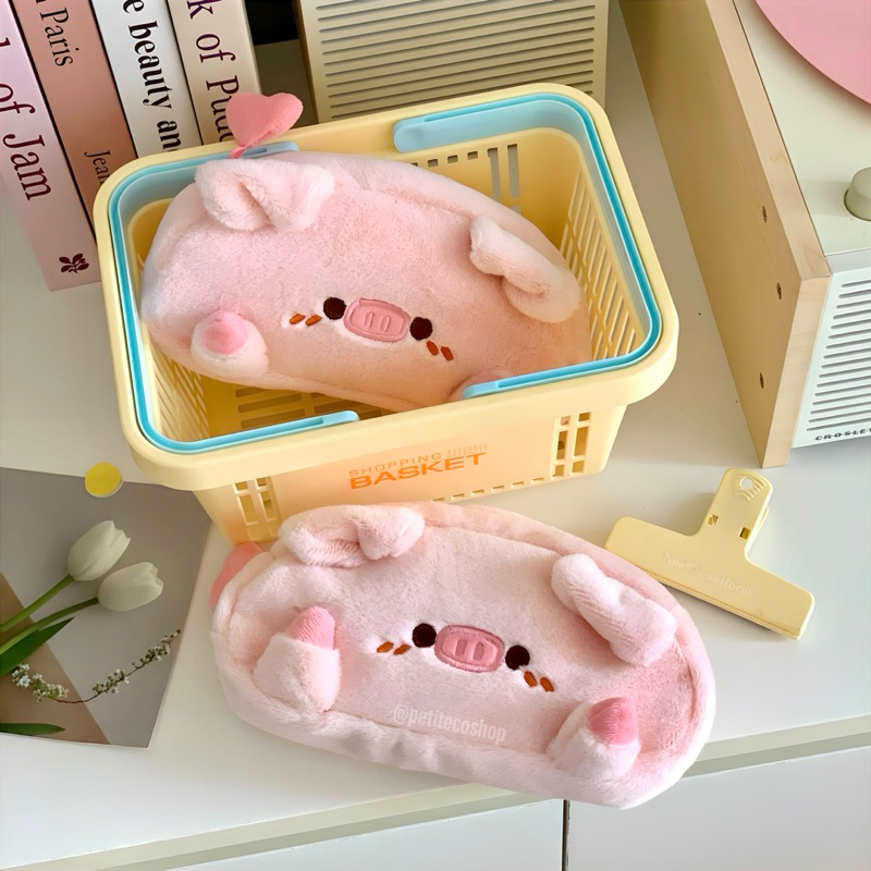 Piggy PINK Pouch Babi Dompet Cosmetic Bag Bunny Rabbit Make Up Pouch Tas Kosmetik