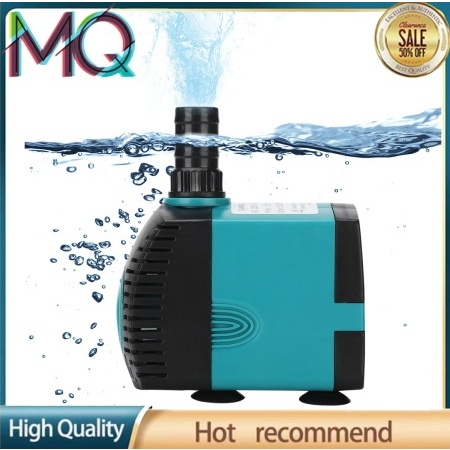 MQ Pompa Air Aquarium Hidroponik Low Watt Ultra-Quiet Submersible Water Water Pump Elektris Air Mesi