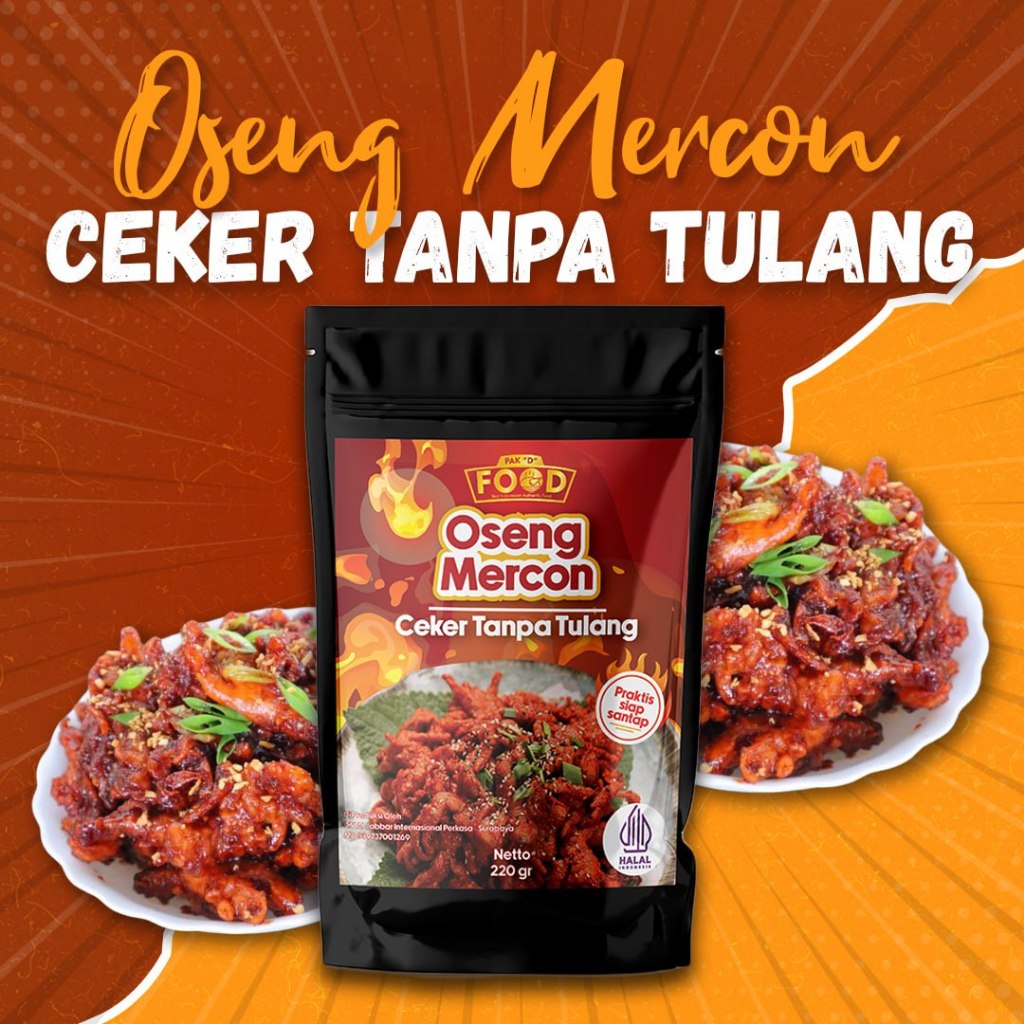 

OSENG MERCON CEKER TANPA TULANG PAK D FOOD