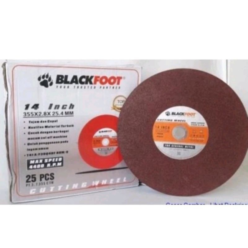 Blackfoot mata gerinda potong besi 14 inch
