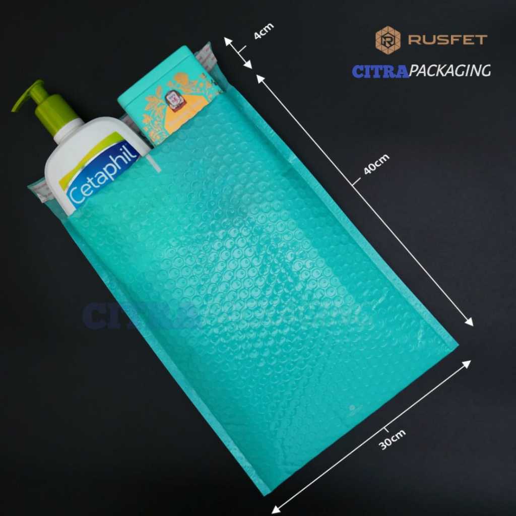

BUBBLE MAILER 25 X 33 CM GREEN MATTE / AMPLOP BUBBLE PACKING PREMIUM