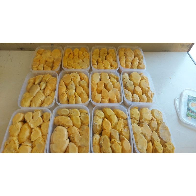 

Durian nias premium kemasan 900gram manis legit wangi ada pahit pahitnya