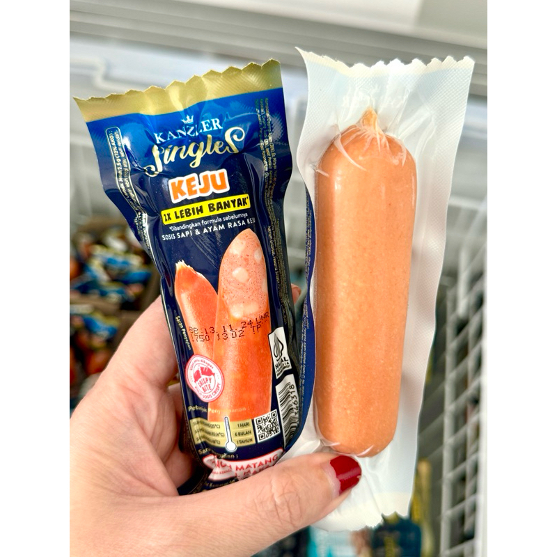 

Kanzler Singles Sosis Keju 65gr | Festive Frozen Food