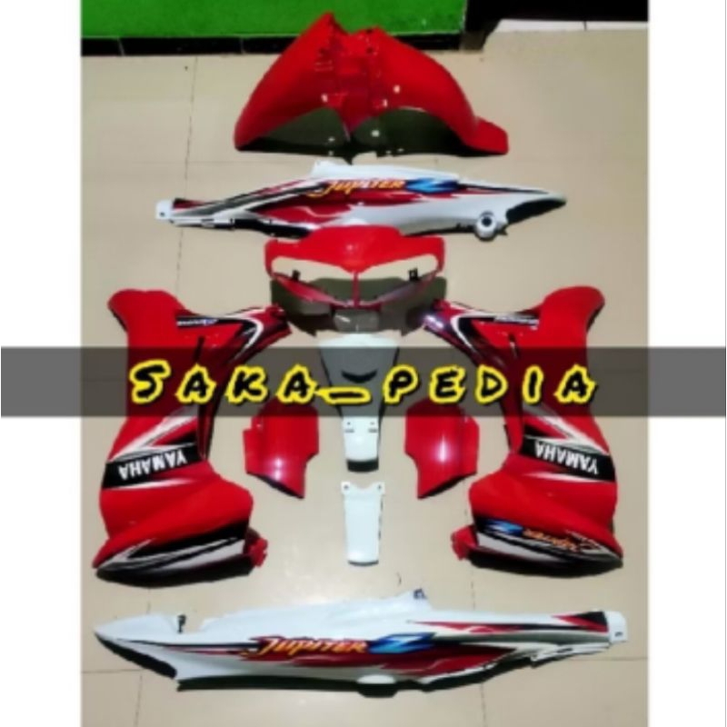 FULL BODY HALUS YAMAHA JUPITER Z LAMA TAHUN 2005 WARNA MERAH PUTIH