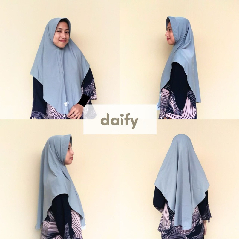 (TAG ORI) BERGO LANA Instan By KENAN Hijab Jilbab Kerudung Instan Jersey Menutup Dada