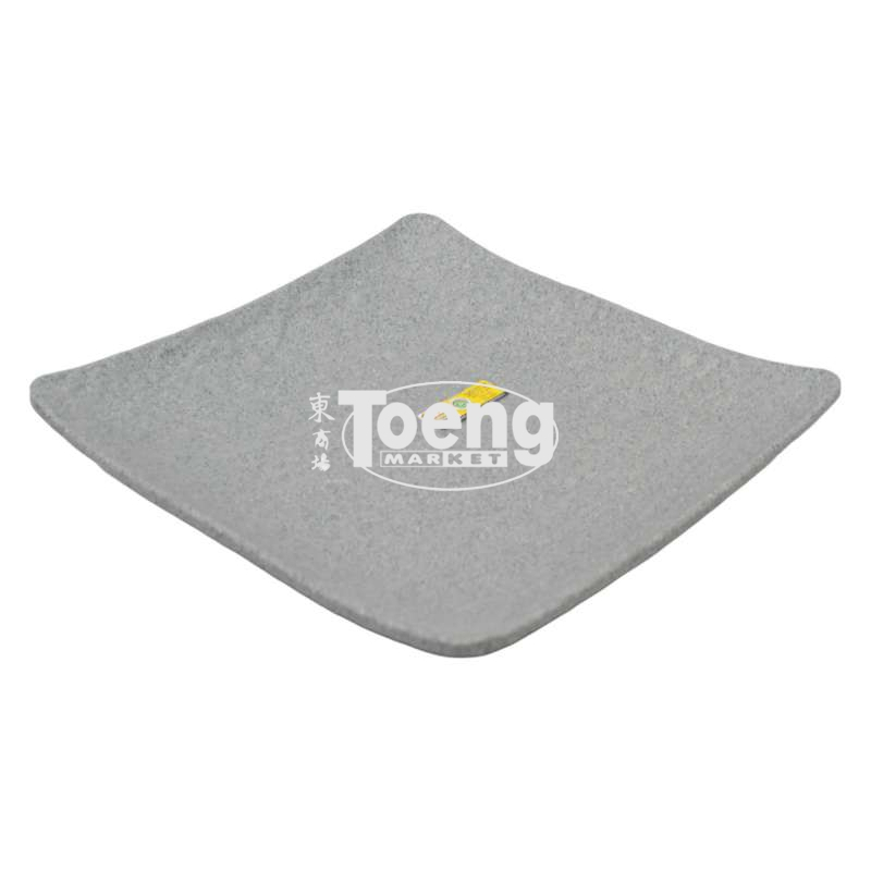 PIRING KOTAK MODEL BATU 9 INCH ABU-ABU P6909A GOLDEN DRAGON 8994857059125