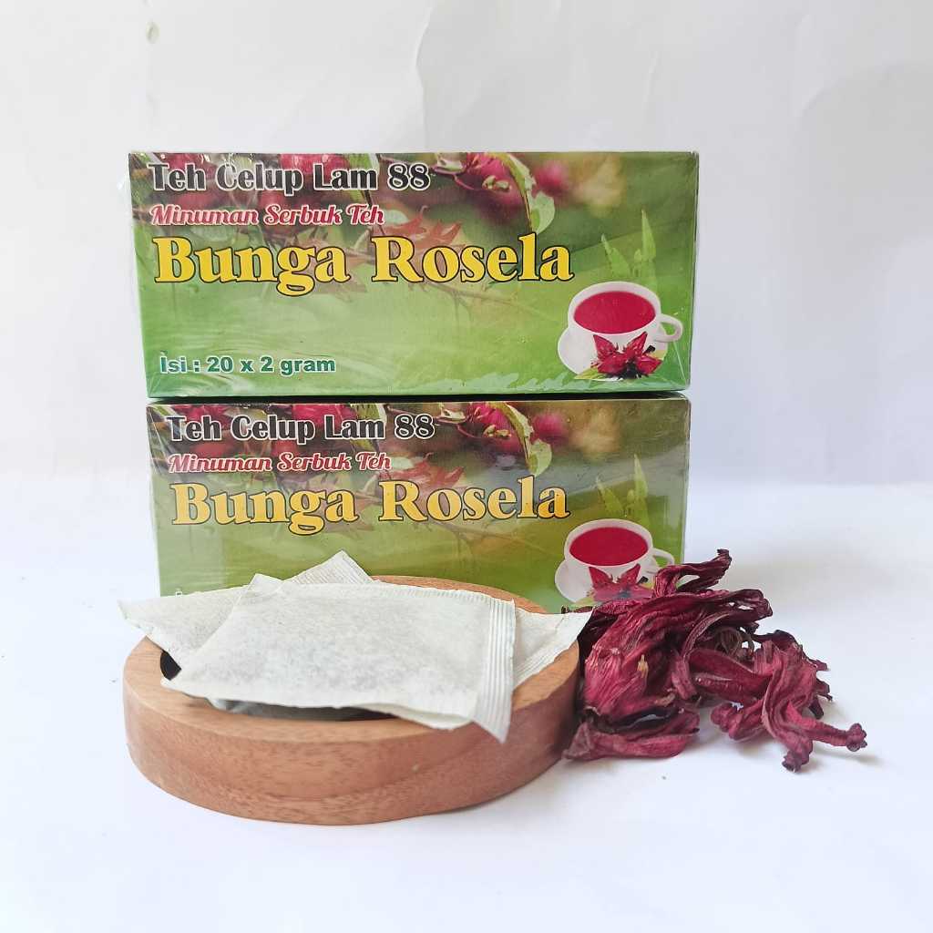 

TEH CELUP ROSELLA MERAH - KEMASAN EKONOMIS ISI 20 PCS